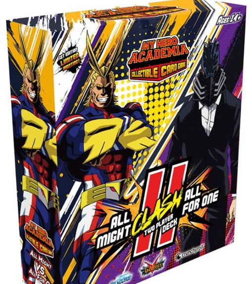 My hero academia ccg set 4 league of villains 2 player clash deck